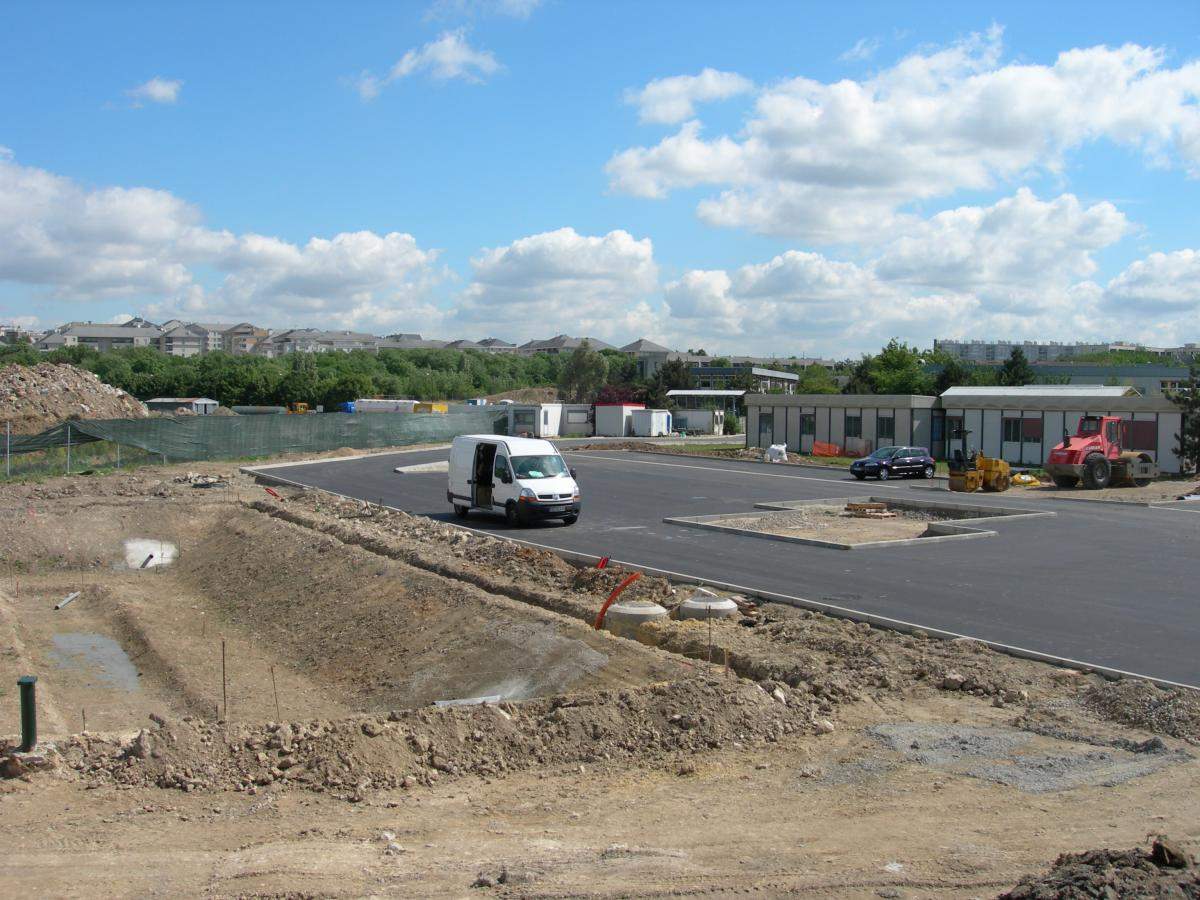 Terrassement pour bassin de retention à Créteil(94)